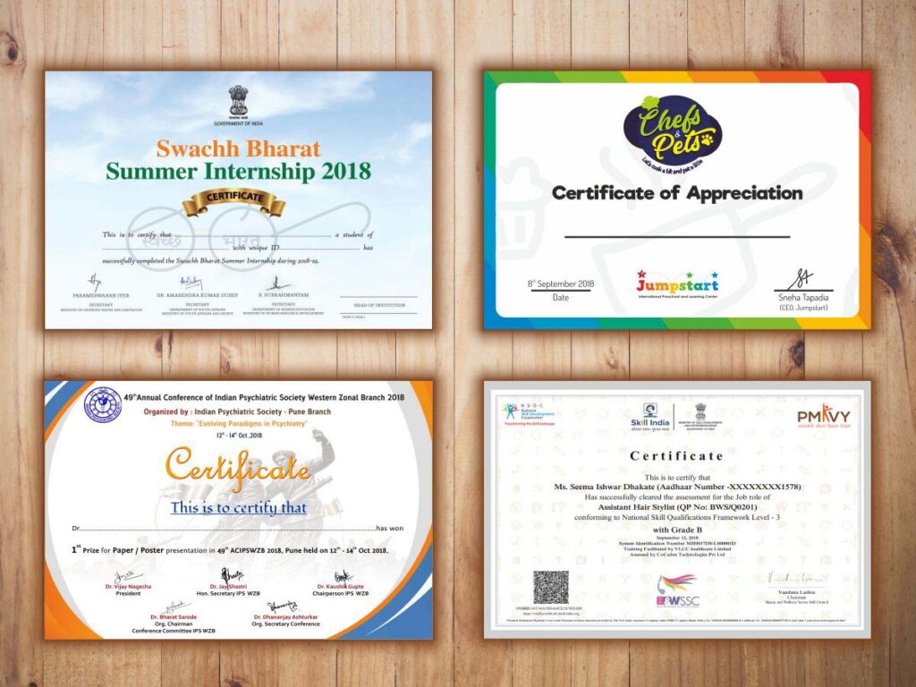 Certificate Printing in Portsmouth