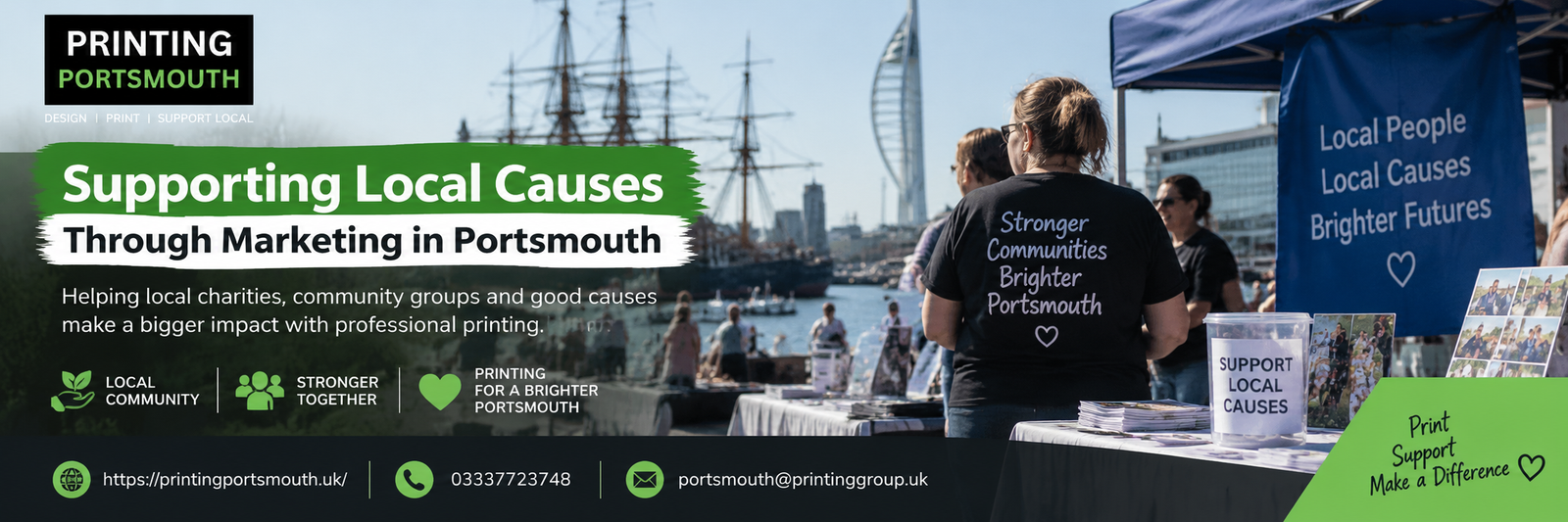 Supporting Local Causes Through Marketing in Portsmouth